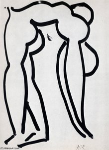 Acrobate Pinceau Et Encre Paris, Musée National D'art Moderne — Henri Matisse, Fauvism