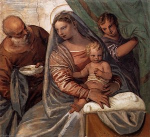 The Holy Family (madonna Della Pappa) — Paolo Veronese