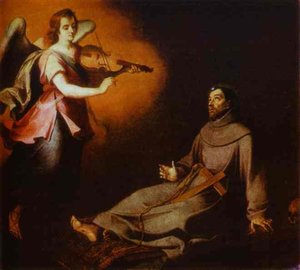 Vision To St. Francis — Bartolomé Esteban Murillo