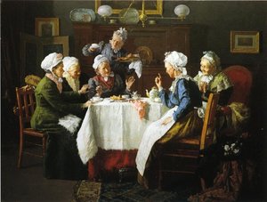 A Tea Party — Louis C Moeller