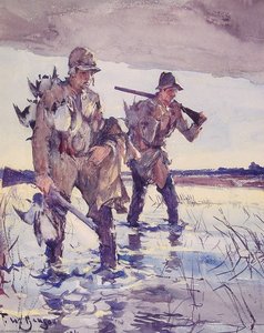 Two Duck Hunters — Frank Weston Benson