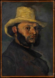 Gustave Boyer In A Straw Hat — Paul Cézanne, Romanticism
