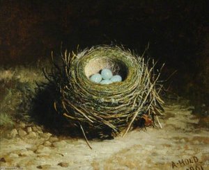 Nest with Four Eggs