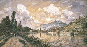 The Green Island In Grenoble — Johan Barthold Jongkind