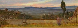 Landscape Study for 'Val d'Arno, Evening'