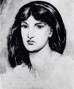 Sibylla Palmifera - Study — Dante Gabriel Rossetti, Romantic Victorian Painting