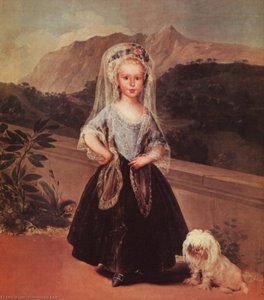 Portait Of Maria Teresa De Borbon Y Vallabriga — Francisco José De Goya Y Lucientes, Romantic