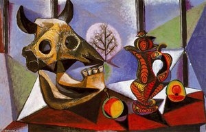Still Life With Bull Skull — Pablo Picasso, Cubism