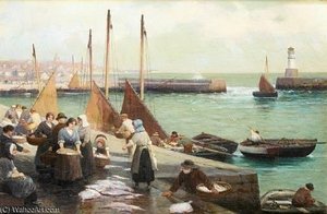 Granton Harbour, Near Edinburgh — Alexander Young