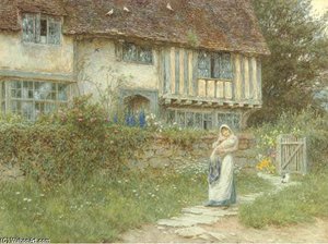 Beside The Old Church Gate Farm — Helen Maria Turner