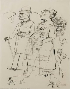 Die Familie (the Family) — George Grosz, Social Realism