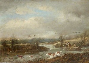 Duck-shooting From A Punt — Samuel John Egbert Jones
