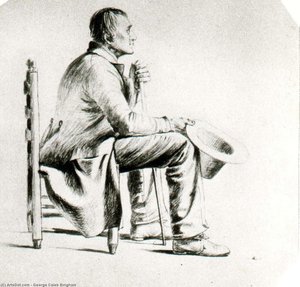 Study Of A Figure 4 — George Caleb Bingham