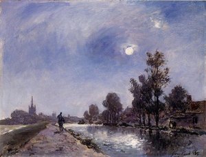 The Towpath — Johan Barthold Jongkind