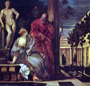 Bathsheba Bathing — Paolo Veronese, Baroque
