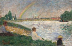 The Rainbow Study For 'bathers At Asnières' — Georges Seurat