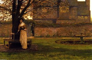 Welcome Footsteps — John Atkinson Grimshaw