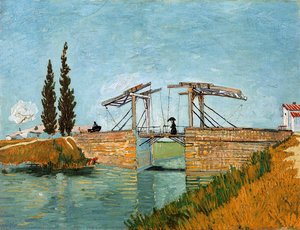 The Langlois Bridge — Vincent Willem Van Gogh, Post-impressionism