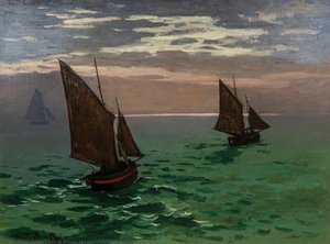 Fishing Boats at Sea