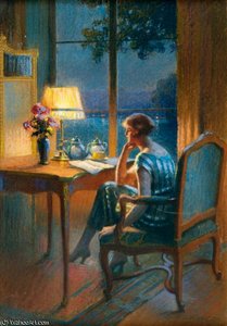 Elegante A La Liseuse — Delphin Enjolras