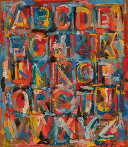 Zahl Und Buchstabe — Jasper Johns