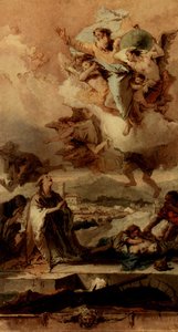 Saint Thecla Liberating The City Of Este From The Plague — Giambattista Tiepolo