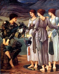 The Arming Of Perseus — Edward Coley Burne-jones
