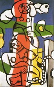Acrobats Polychrome — Fernand Léger, Cubism