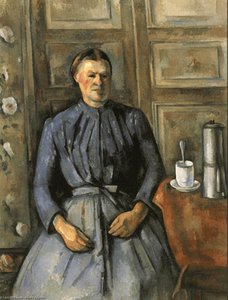 Mujer Con Cafetera — Paul Cézanne