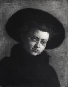Portrait Of Lillian Hammit (girl In A Big Hat) — Thomas Eakins