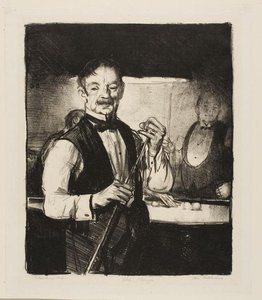 Old Billiard Player — George Wesley Bellows