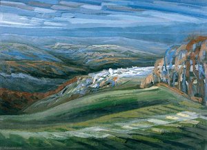 Winter's Morning Over Highburton To Holmfirth — Mary Lord