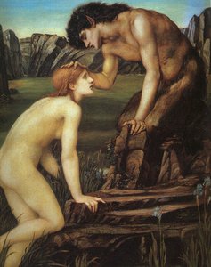 Pan And Psyche — Edward Coley Burne-jones