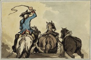 Postillion — Thomas Rowlandson