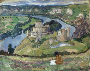 Ruins Of Chateau Galliard At Andelys — Henri Lebasque
