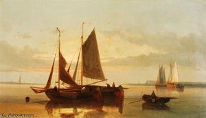 Fishermen Returning At The End Of The Day — Abraham Hulk Senior
