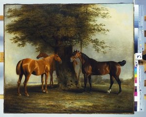 Hunters At Grass, — Benjamin Marshall