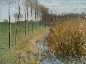 The Watering-place At Mizy-sur-yonne — Pierre-eugène Montézin