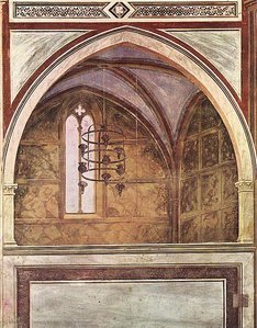 View Of A Chapel — Giotto Di Bondone