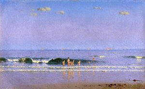 On The Seashore Looking Eastward — Sanford Robinson Gifford