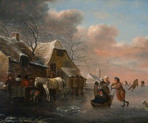 Ice-Skating Scene