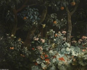Foliage, Flowers And Birds — George Philip Reinagle