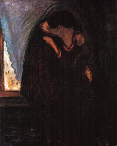The Kiss 2 — Edvard Munch, Expressionism