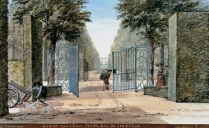 View of iron gate Sun
