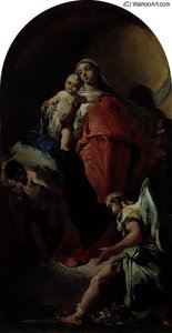 Virgin And Child With An Angel — Giambattista Tiepolo