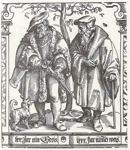 The Age Of Men At The Age Of Seventy And Eighty Years — Tobias Stimmer