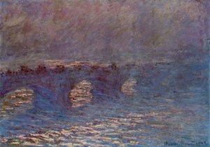 Waterloo Bridge, Effekt Des Nebels — Claude Monet, Impressionism