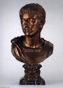 Bust Of Augustus — Massimiliano Soldani-benzi