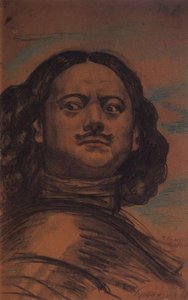The Head Of Peter The Great — Boris Mikhailovich Kustodiev