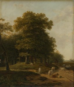 Gelder Landscape, Hendrikus Van De Sande Bakhuyzen, 1818 — Hendrikus Van Den Sande Bakhuyzen, Romanticism